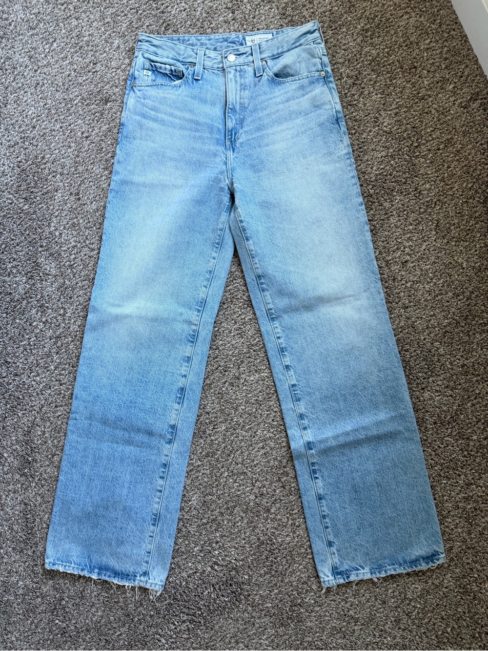 AG Adriano Goldschmied Kora High Rise Wide Leg Jeans | Sz 27